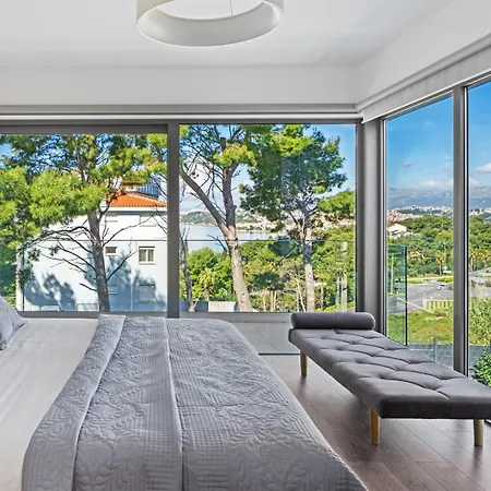 New Stylish 5-bedroom Aride With Pool, Sea Views Villa