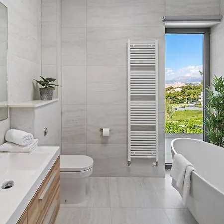 New Stylish 5-bedroom Aride With Pool, Sea Views Villa *